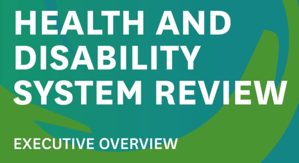 Ministerial Health & Disability Review