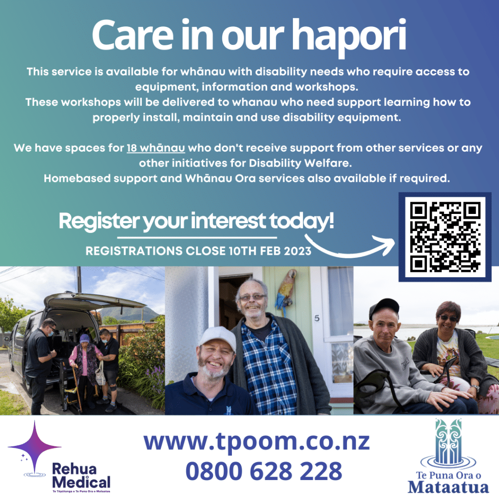 Disability care in our hapori