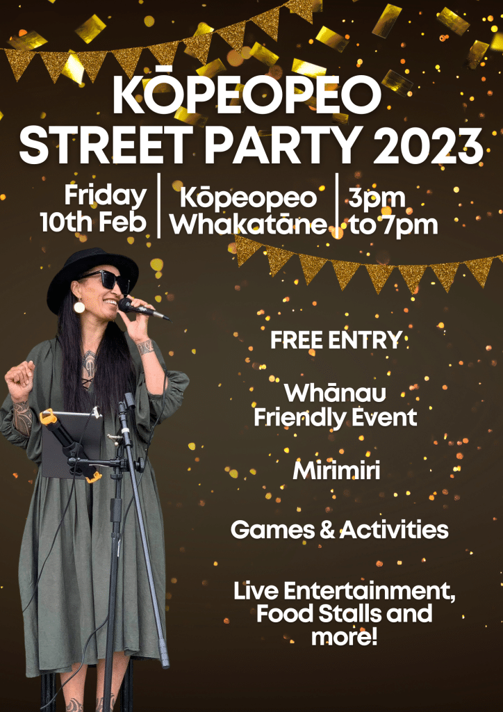 Kōpeopeo Street Party 2023 flyer