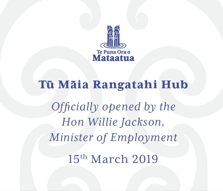 Opening of Te Puna Ora o Mataatua Rangatahi Hub